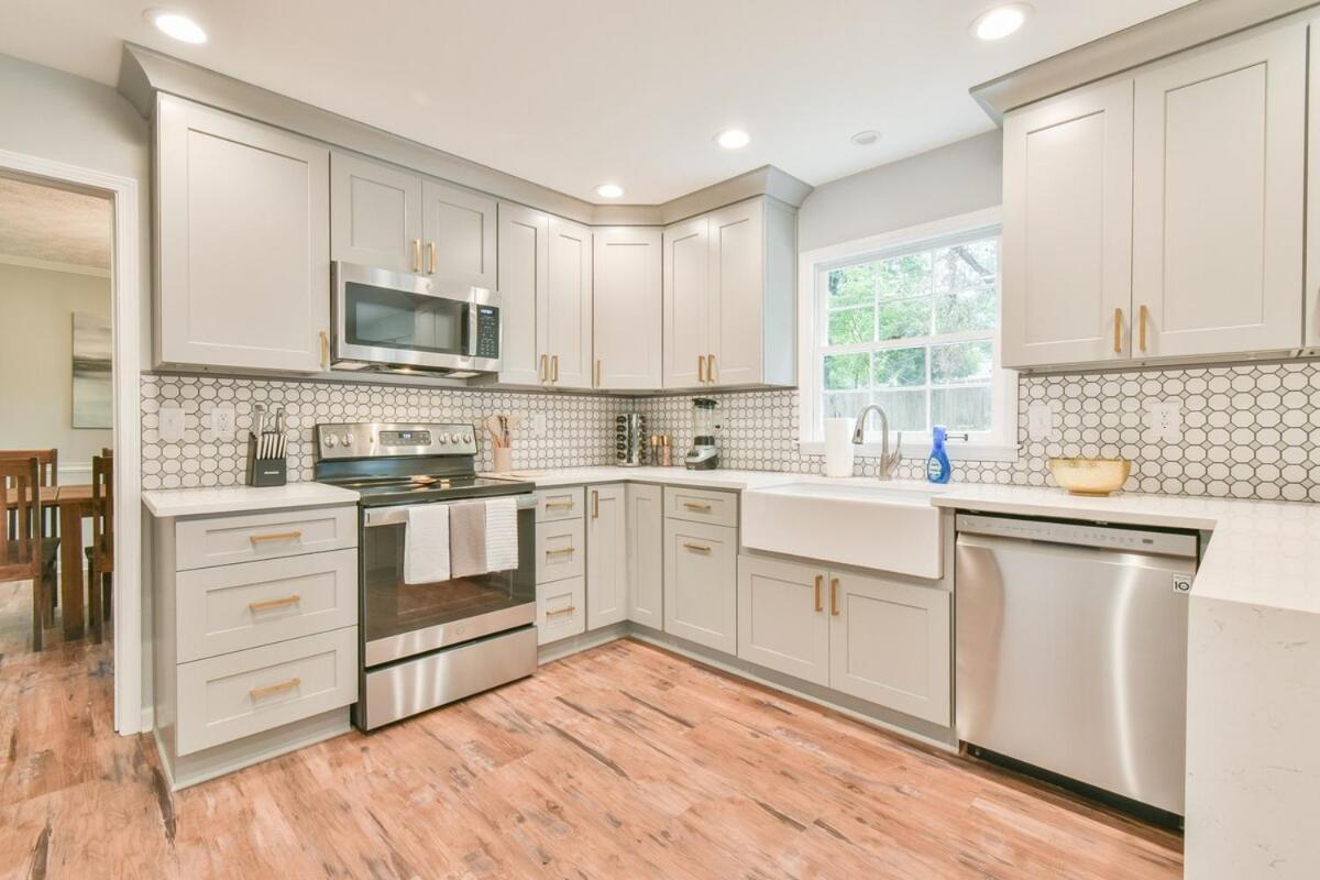Cozy Home With Arcade, Ping Pong & Fenced Backyard Lawrenceville Exterior photo